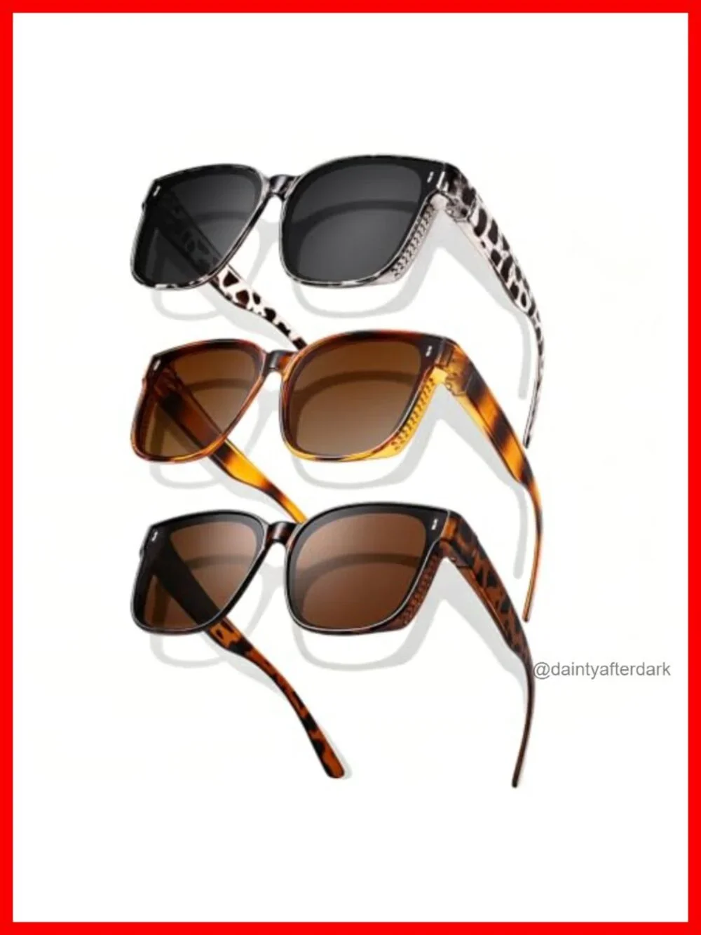 Oversized Polarized Fit Over Glasses for Women with UV400